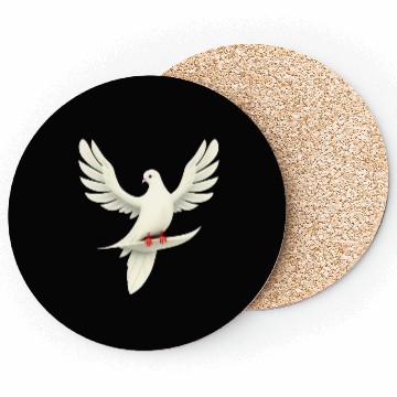 Discover The Dove of Peace Coasters