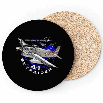 Discover Douglas A-1 Skyraider Attack Aircraft Coasters