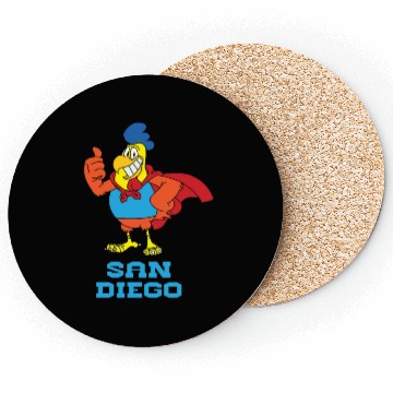 Discover Classic Vintage San Diego Chicken Coasters