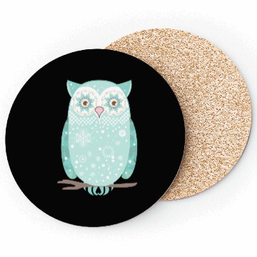 Discover A snow owl Coasters
