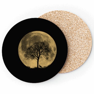 Discover moon tree Coasters