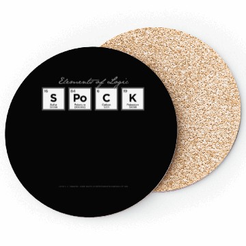 Discover Spock Periodic Table Coasters
