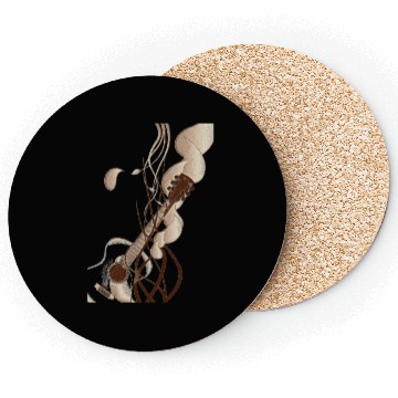 Discover Guitar Art Design Coasters
