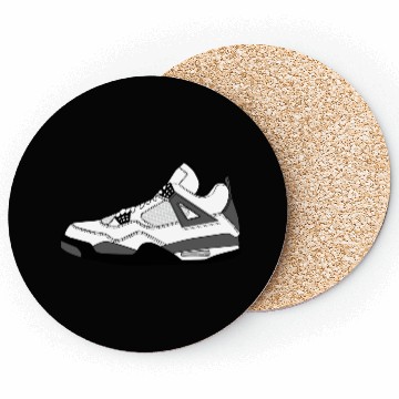 Discover Jordan 4 White Cement Coasters