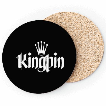 Discover Kingpin - White Coasters