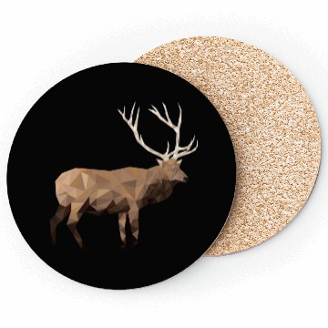 Discover Low Poly Elk Coasters