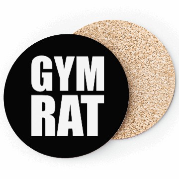 Discover Gym Rat - White Coasters