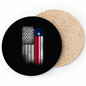 Discover USA Vintage Texas State Flag Coasters