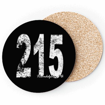 Discover Vintage Philadelphia Area Code 215 Coasters