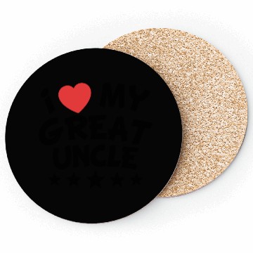 Discover I Heart My Great Uncle Coasters