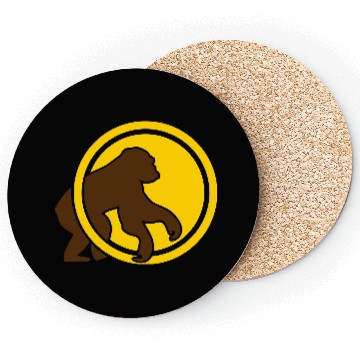 Discover monkey gorilla chimpanzee Coasters