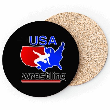 Discover Team USA Wrestling Coasters