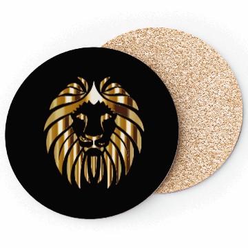 Discover Gold lion Coasters