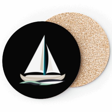 Discover sailing boat Coasters