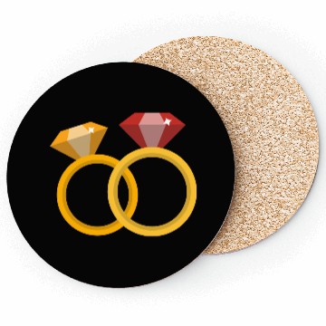 Discover Wedding Rings Coasters