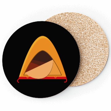 Discover camping tent Coasters