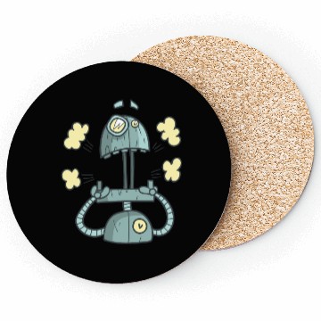 Discover Surprised robot Coasters