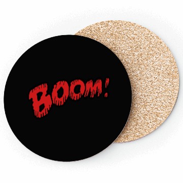 Discover 08 boom ai vectorstock 458955 Coasters