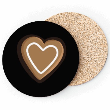 Discover Gingerbread heart Coasters