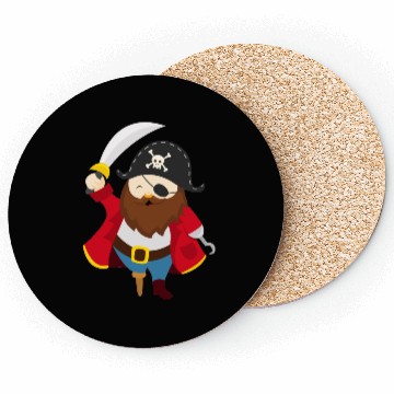 Discover Pirate captain Coasters