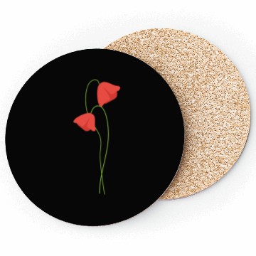 Discover Poppy flower Coasters