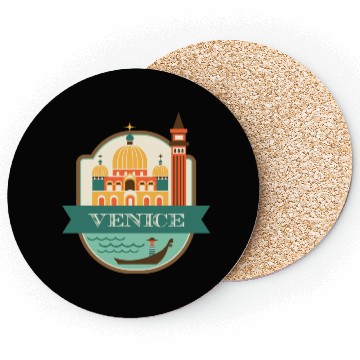 Discover venice italy Coasters