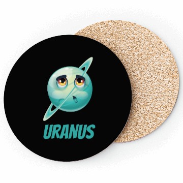 Discover Cartoon Planet Uranus Coasters