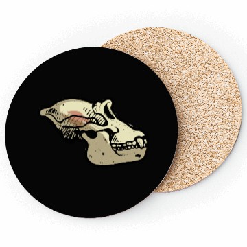 Discover ape skull Coasters