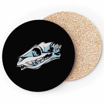 Discover dog skull Coasters