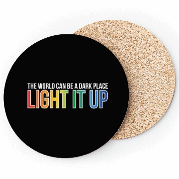Discover Gay Pride - LGBT Light It Up Coasters