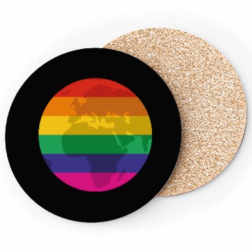 Discover Rainbow earth Coasters