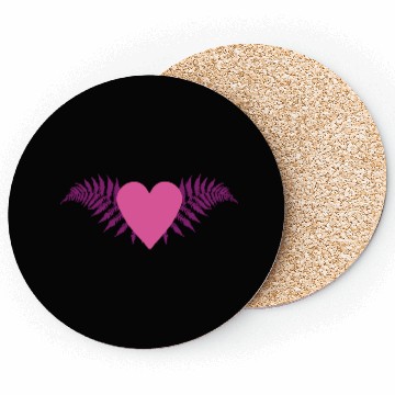 Discover Nature heart Coasters
