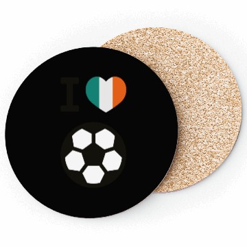 Discover I love Irish football Coasters