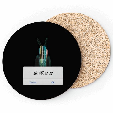 Discover DONNIE DARKO COUNT DOWN TIME ALERT WITH BUNNY MAN Coasters