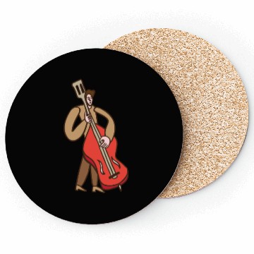 Discover Double Bass Player Coasters