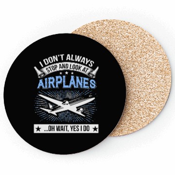 Discover Airplane - Look At Airplanes Coasters
