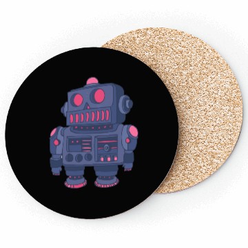 Discover 34 robot 40 png vectorstock 4842445 Coasters