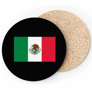 Discover Mexican Flag Coasters