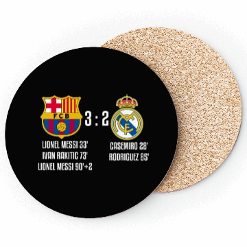 Discover FC Barcelona 3 - 2 Real Madrid Coasters