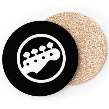 Discover Bass Guitar Player Coasters