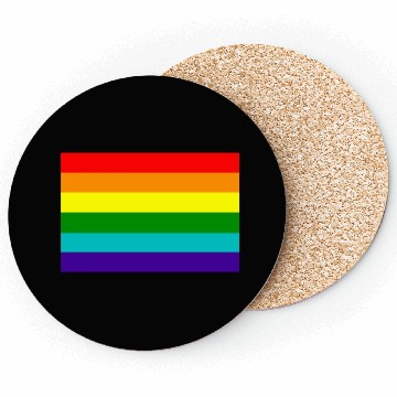 Discover Gay pride rainbow flag Coasters