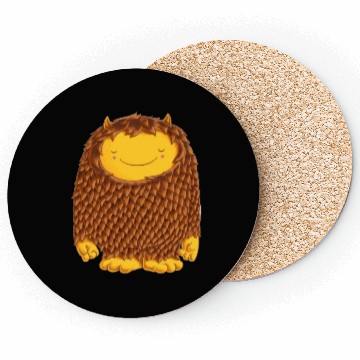 Discover Friendly Brown Monster Coasters