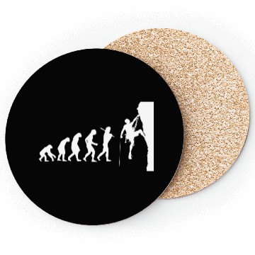 Discover Climber Rock Climbing Climb Gift Christmas Coasters