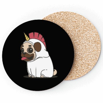 Discover Pug Love Coasters