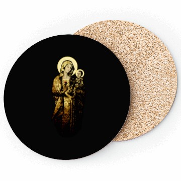 Discover Our Virgin Mother (and Son) Coasters