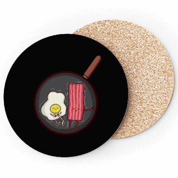 Discover BACON X EGG FRYPAN Coasters