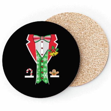 Discover Christmas Tuxedo Coasters
