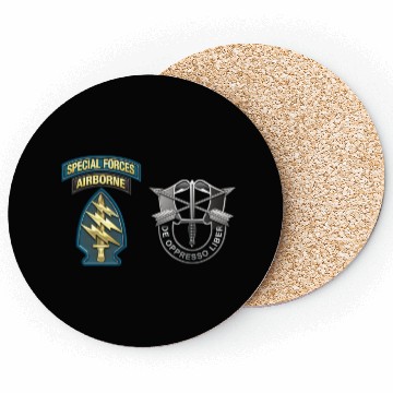 Discover U S Army Special Forces Green Berets SSI DUI Coasters