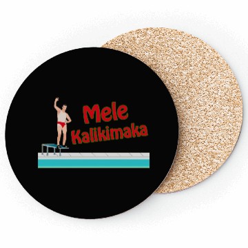 Discover Christmas Vacation - Mele Kalikimaka Coasters