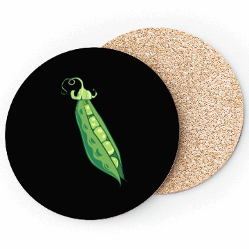 Discover Pea Peas Vegetable Veggie Veg Pod Peasecod Gift Coasters